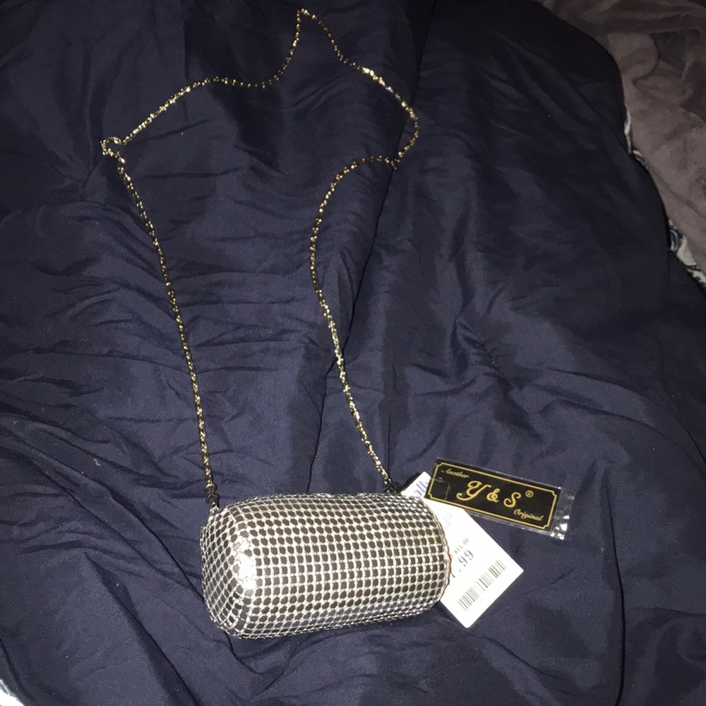 Silver handbag